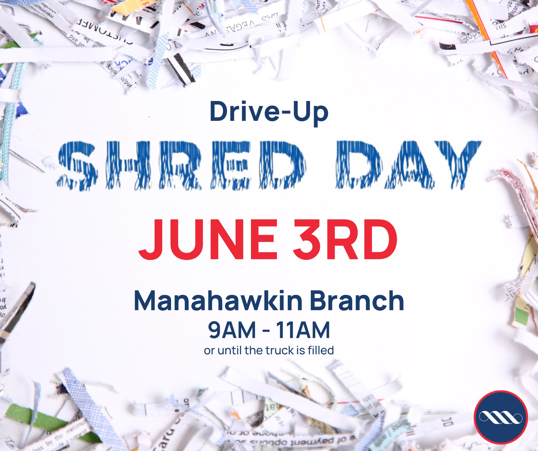 Shred Day at our Manahawkin Branch Beriault