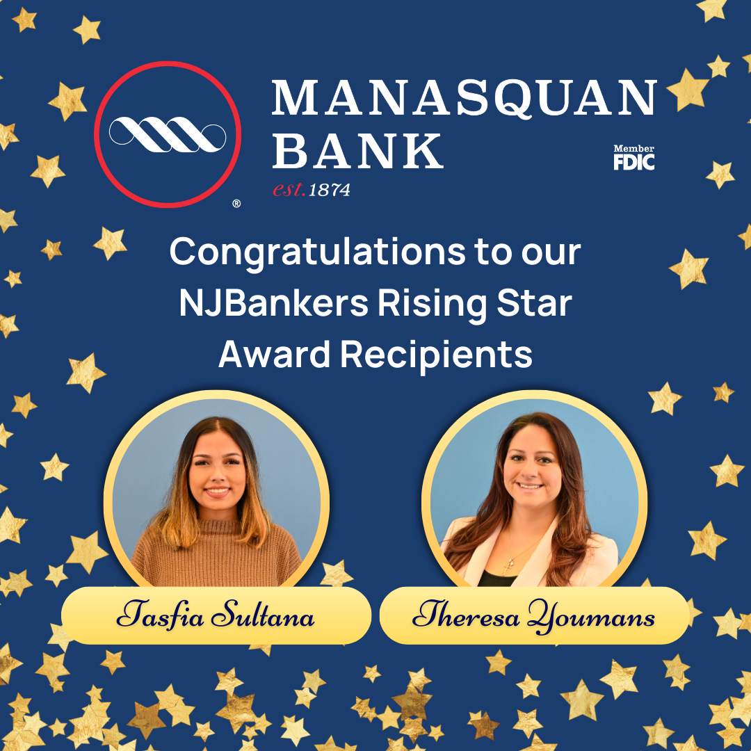 topsec NJBankers Honors Two Manasquan Bank Team Members