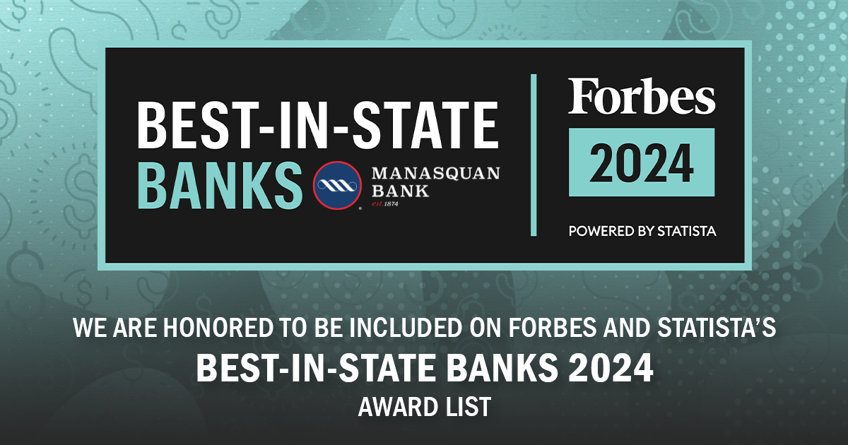 topsec Manasquan Bank Named Number One in New Jersey on Forbes’ List of "America's Best-In-State Banks" for 2024